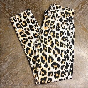 MOTHER The Looker Crop in Leopard Print 26